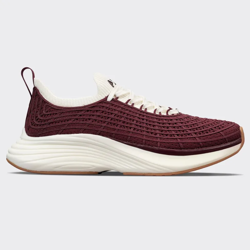 Men's TechLoom Zipline Burgundy / Ivory / Gum made by APL