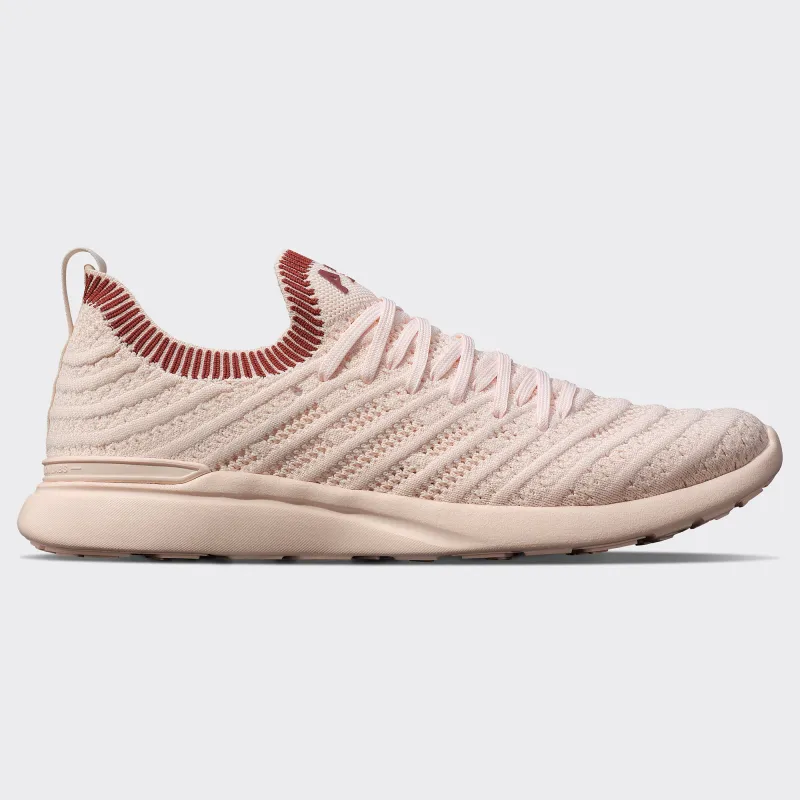 Women's TechLoom Wave Creme / Bordeaux / Ribbed made by APL