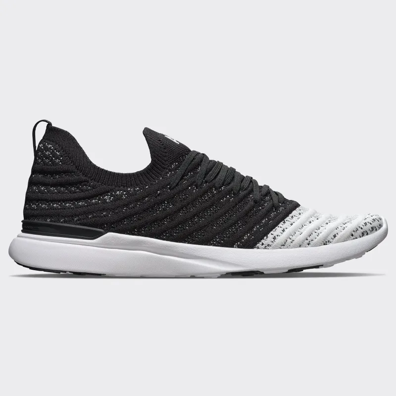 Women's TechLoom Wave Black / White / White made by Athletic Propulsion Labs