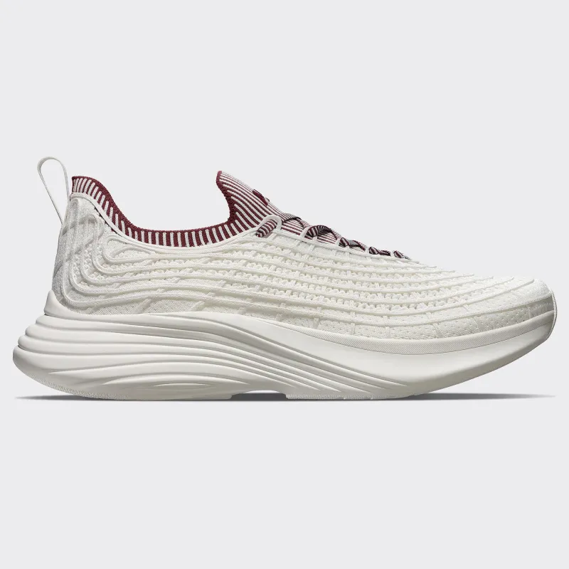 Men's TechLoom Zipline Ivory / Burgundy / Ribbed made by APL