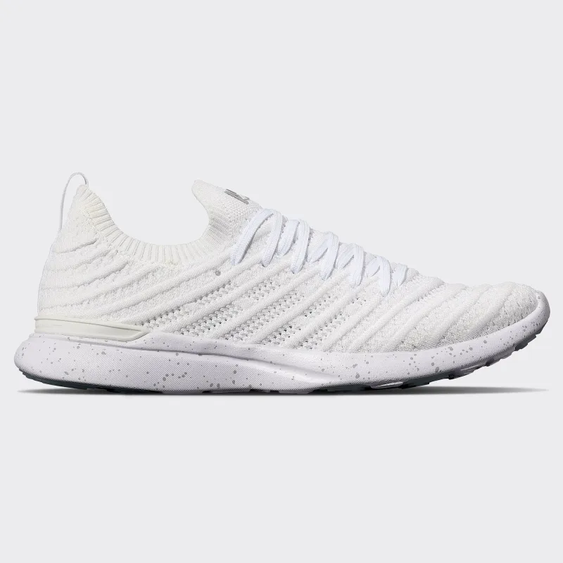 Men's TechLoom Wave White / Harbor Grey / Speckle made by APL