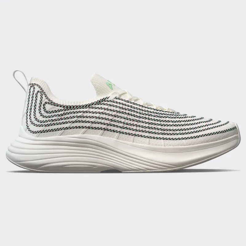 Women's TechLoom Zipline Ivory / Burgundy / Mint made by APL
