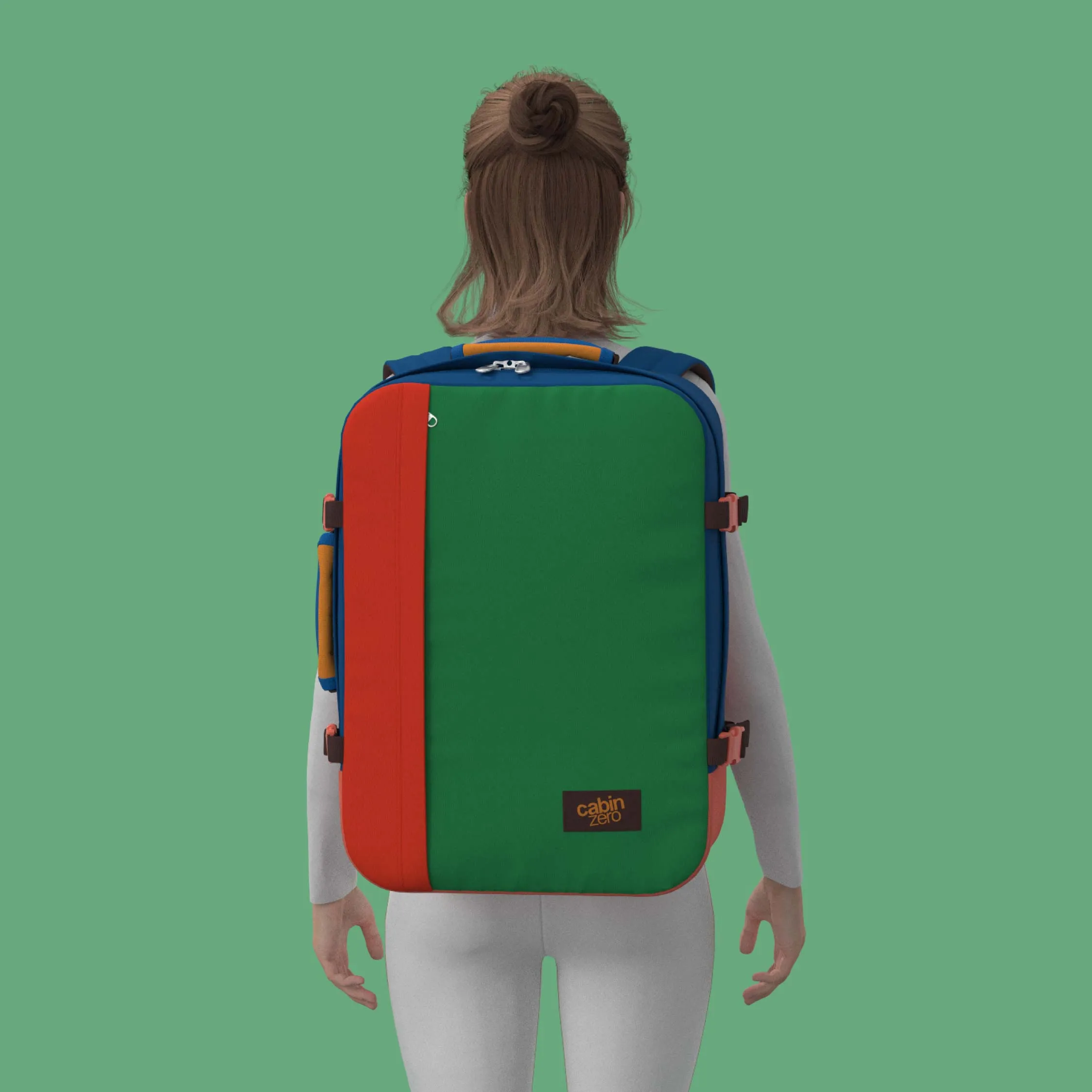 Classic Cabin Backpack 44L Tropical Blocks sold by Cabin Zero product image thumbnail 3