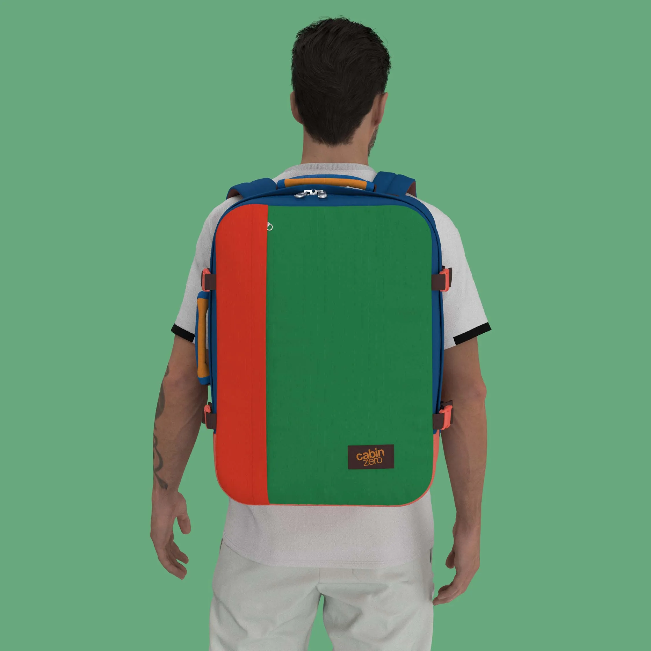 Classic Cabin Backpack 44L Tropical Blocks sold by Cabin Zero product image thumbnail 2