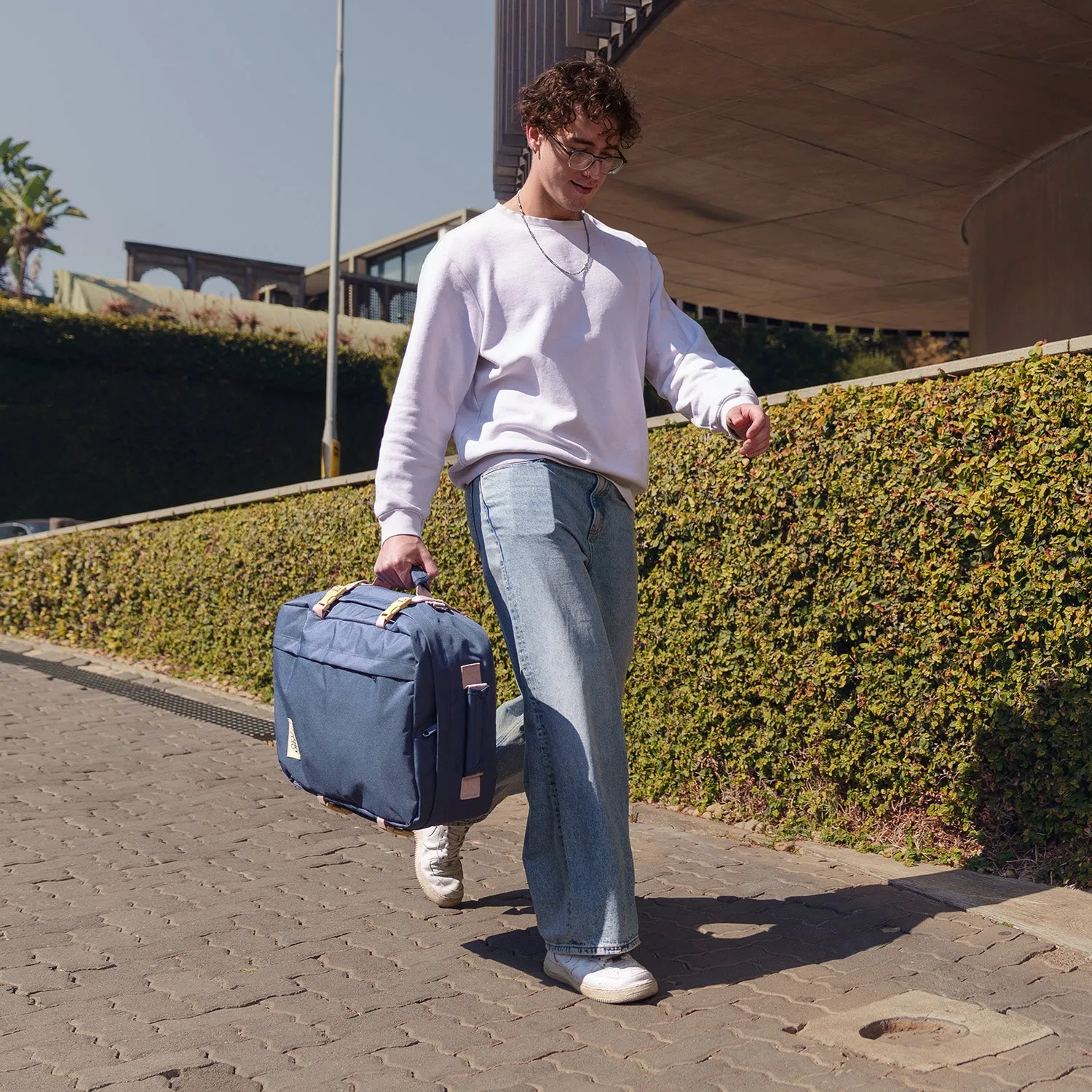 Classic Cabin Backpack 44L Shibori Blue sold by Cabin Zero product image thumbnail 3
