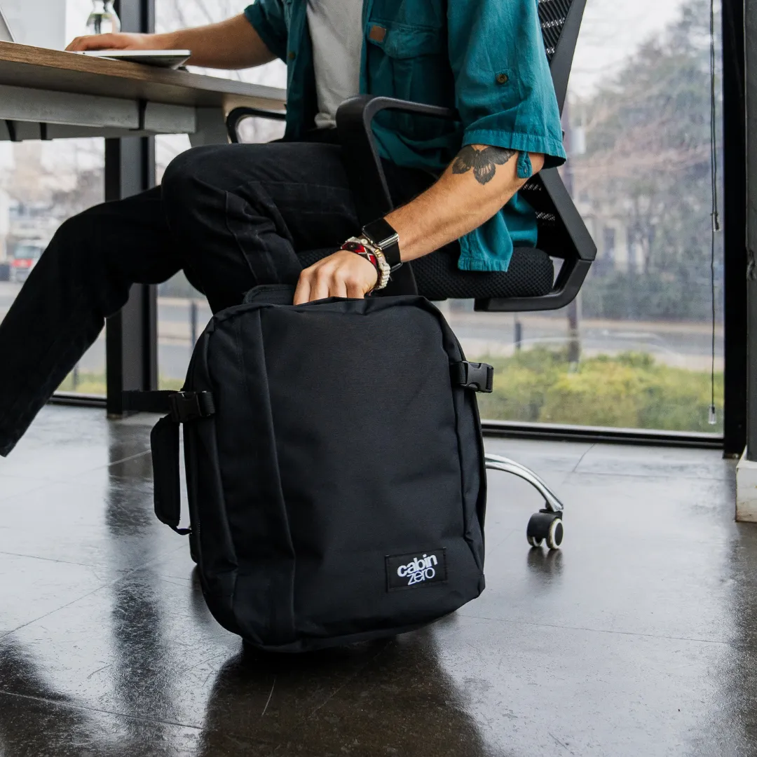 Classic Tech Backpack 28L Absolute Black sold by Cabin Zero product image thumbnail 2