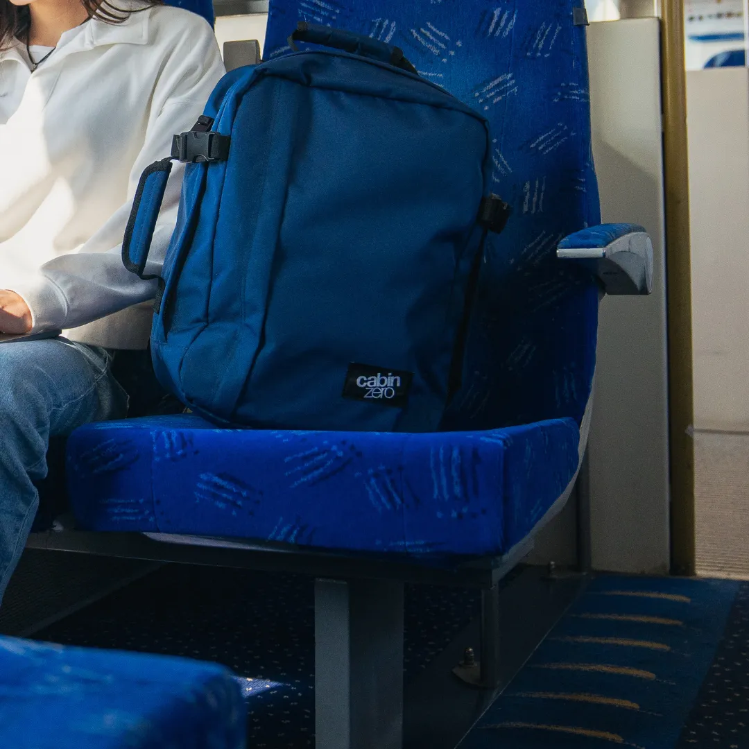 Classic Tech Backpack 28L Navy sold by Cabin Zero product image thumbnail 5