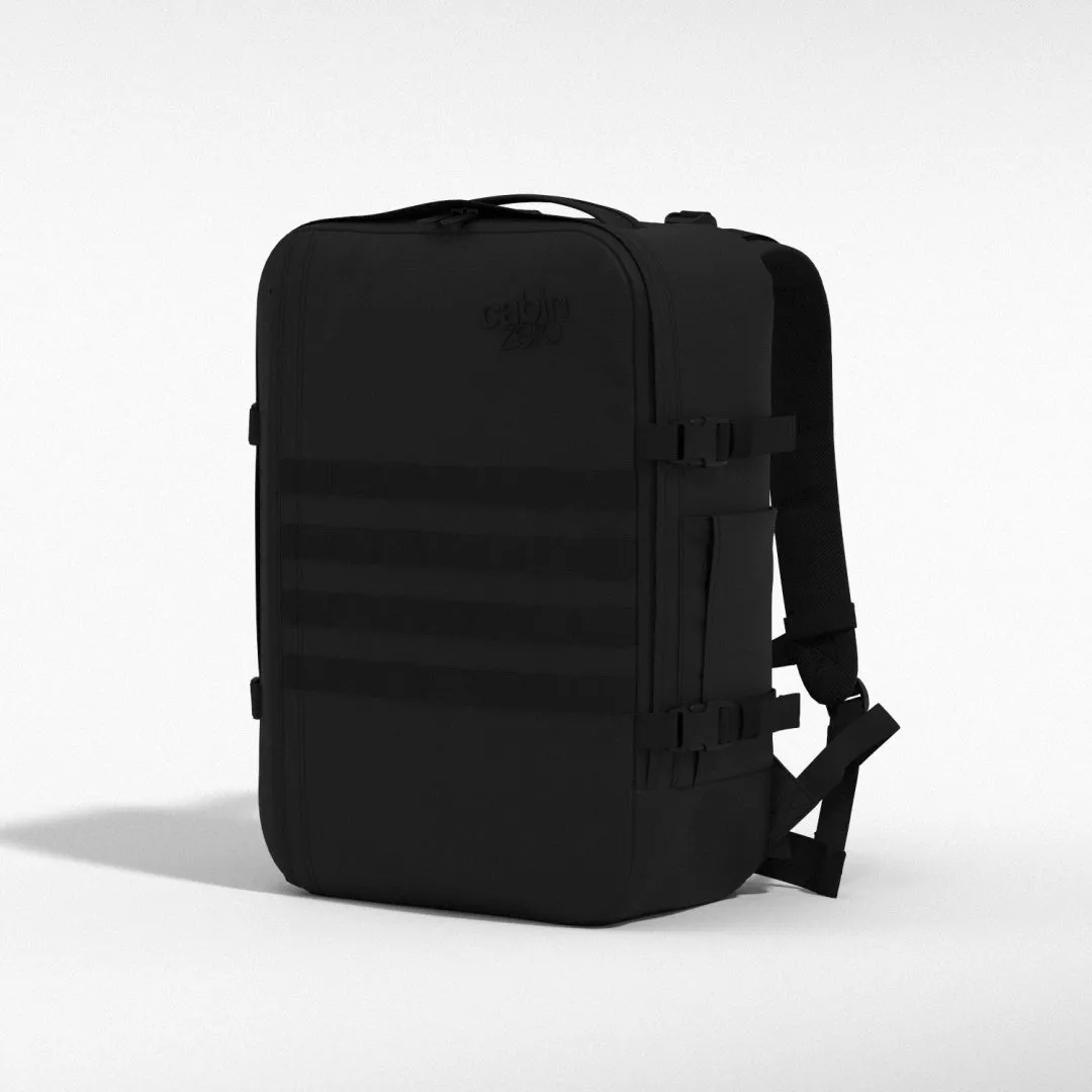 Military Backpack 44L Absolute Black sold by Cabin Zero product image thumbnail 4