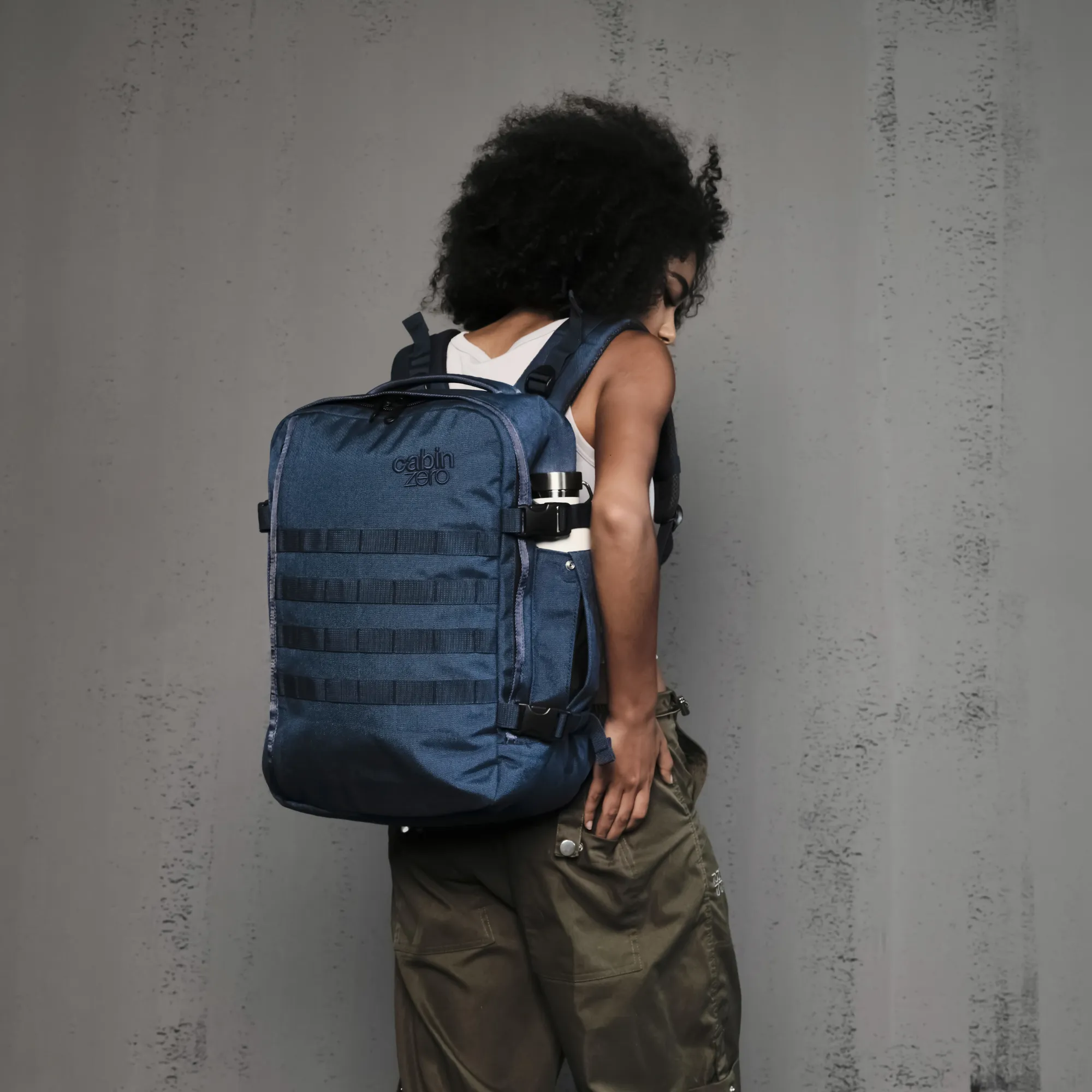Military Backpack 28L Navy sold by Cabin Zero product image thumbnail 2