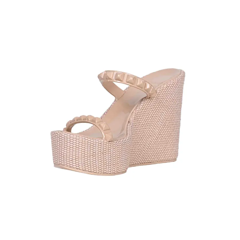 Tonino Raffia High Wedge sold by Carmen Sol