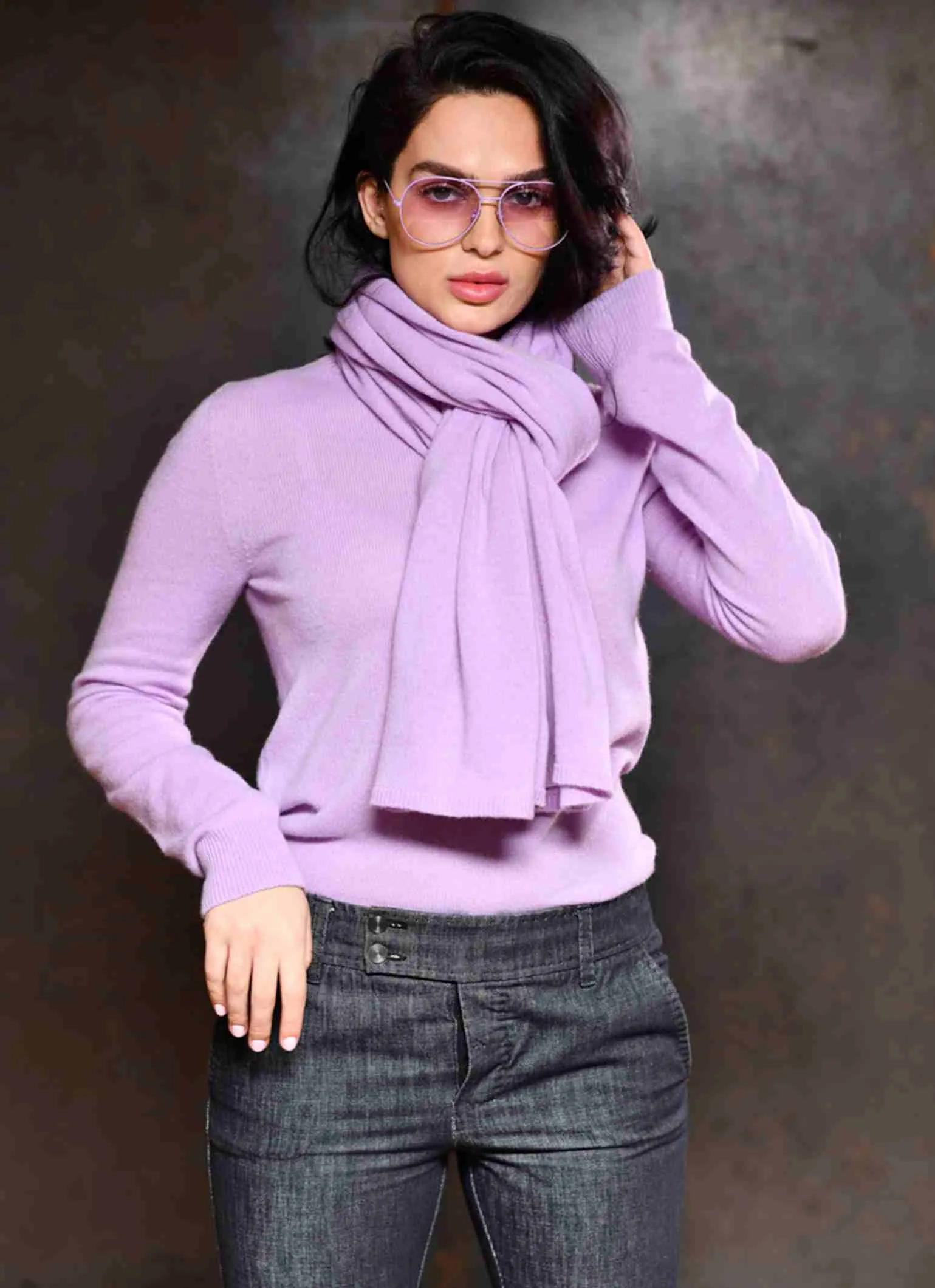 Violet Aviator sunglasses sold by Carmen Sol product image thumbnail 3