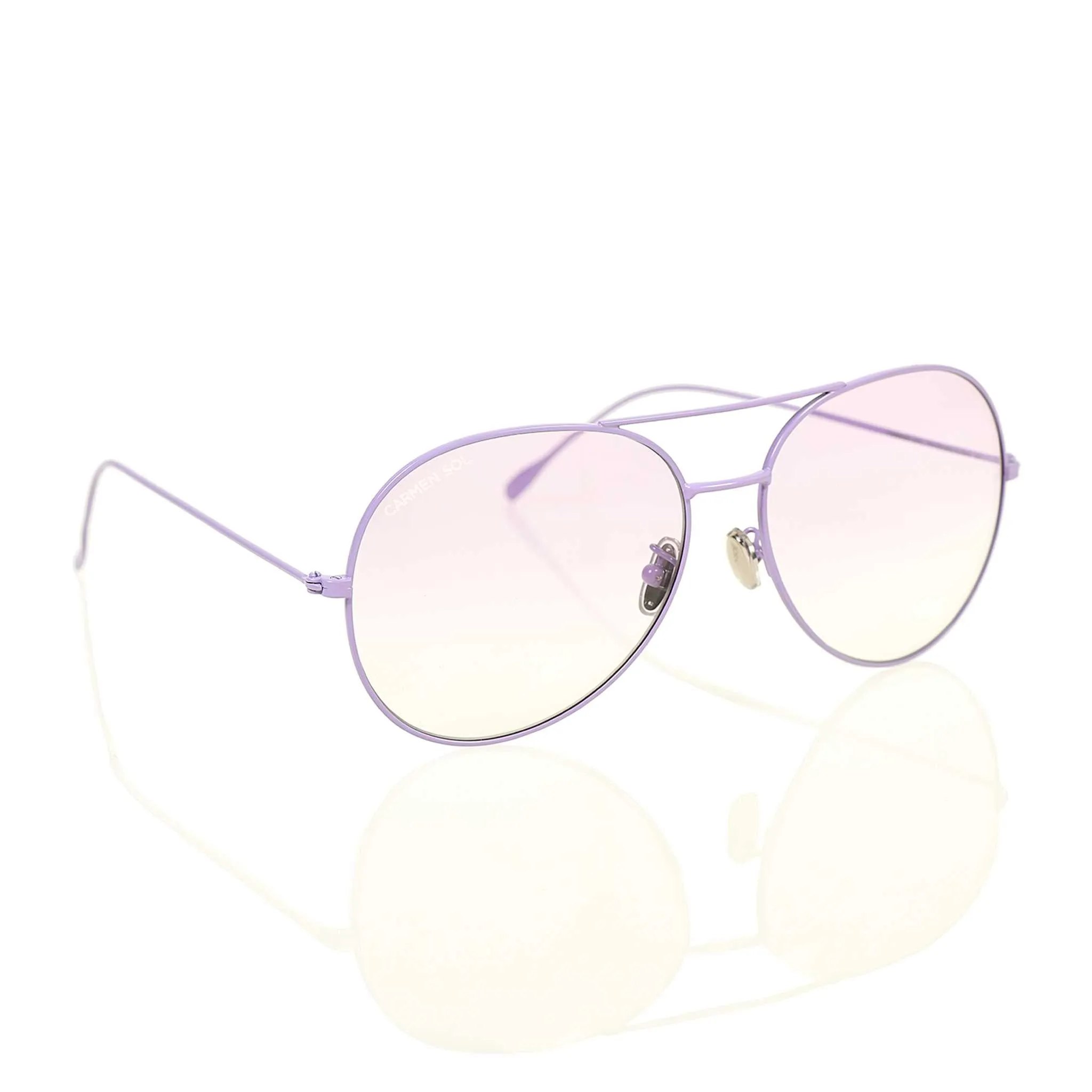 Violet Aviator sunglasses sold by Carmen Sol product image thumbnail 4