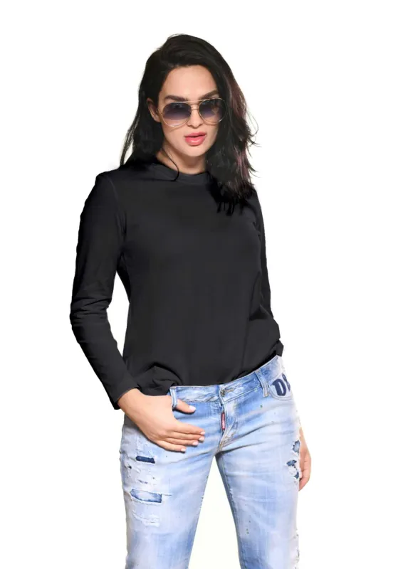 Long sleeve round neck Tee sold by Carmen Sol