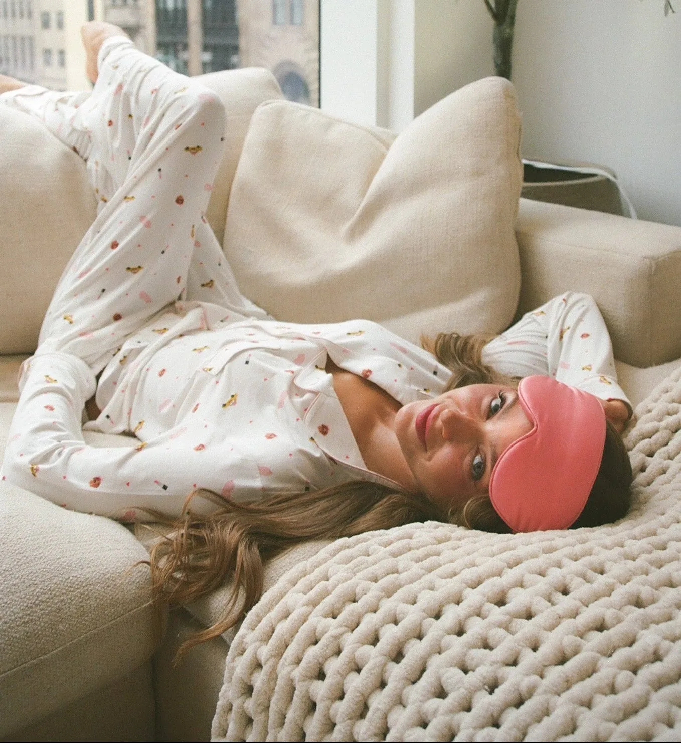The Abby Baffoe Collection | TENCEL™ Modal Long Pajama Set sold by Solibeech product image thumbnail 4