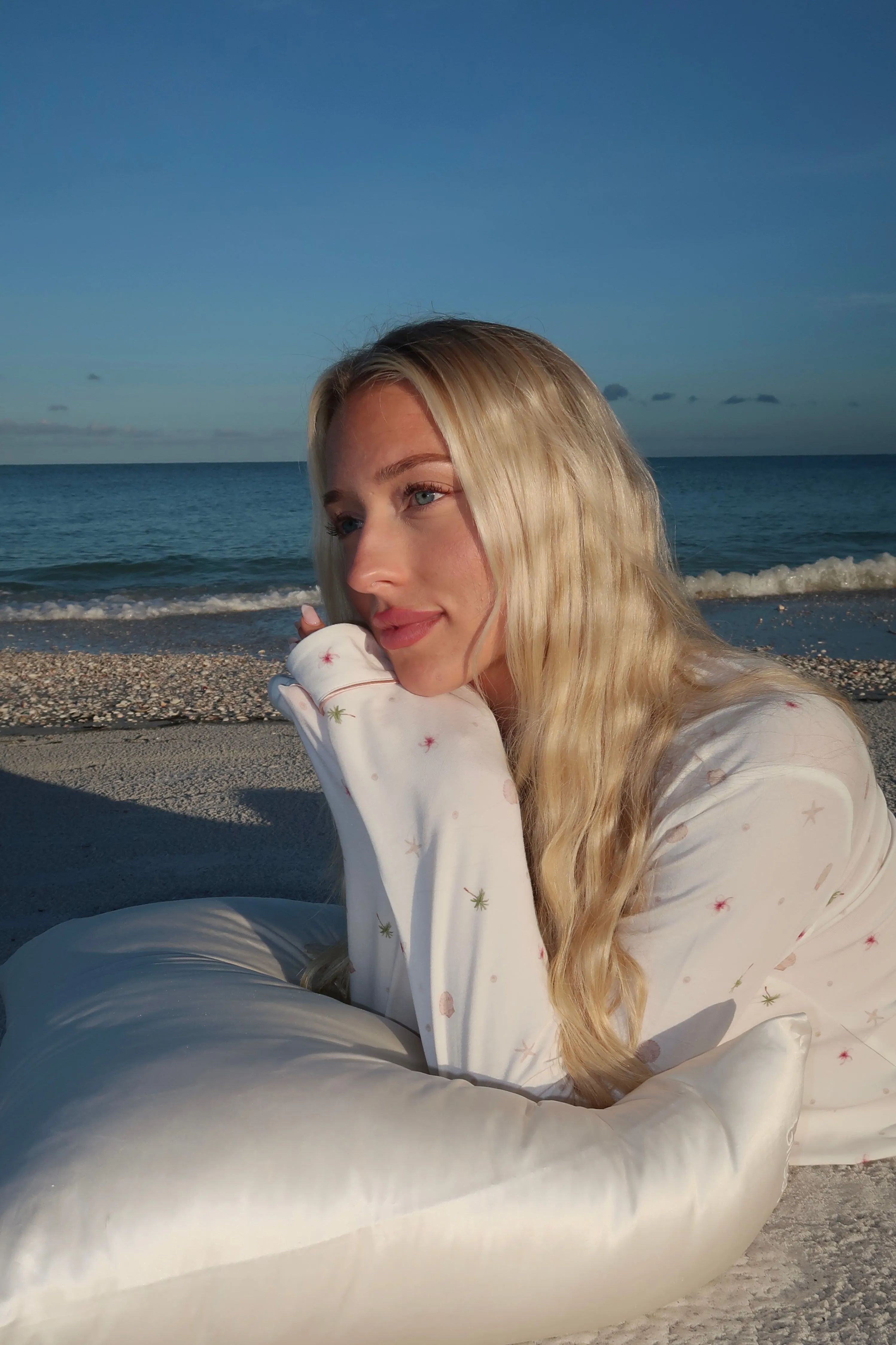 The Soft Palm Collection | Modal Long Pajama Set sold by Solibeech product image thumbnail 5