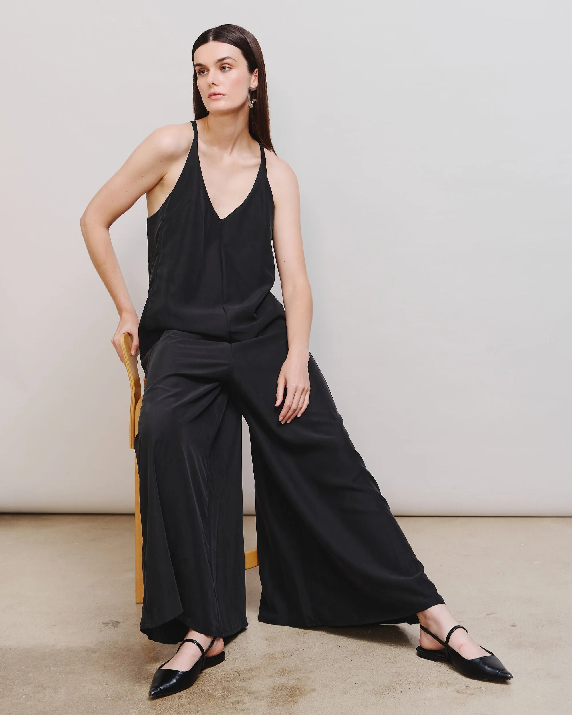 Racerback Wide Leg Romper sold by The Kno product image thumbnail 2