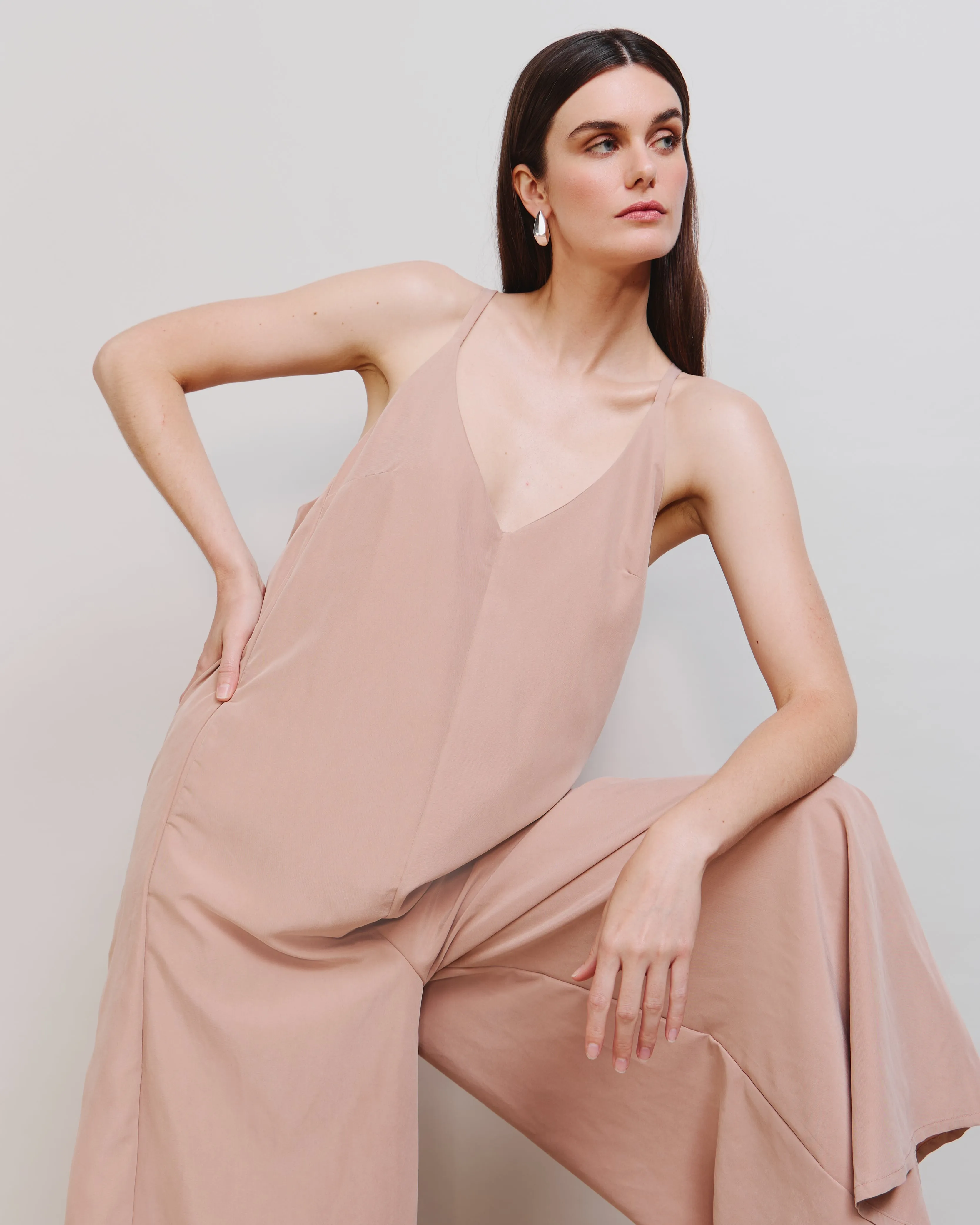 Racerback Wide Leg Romper sold by The Kno product image thumbnail 3