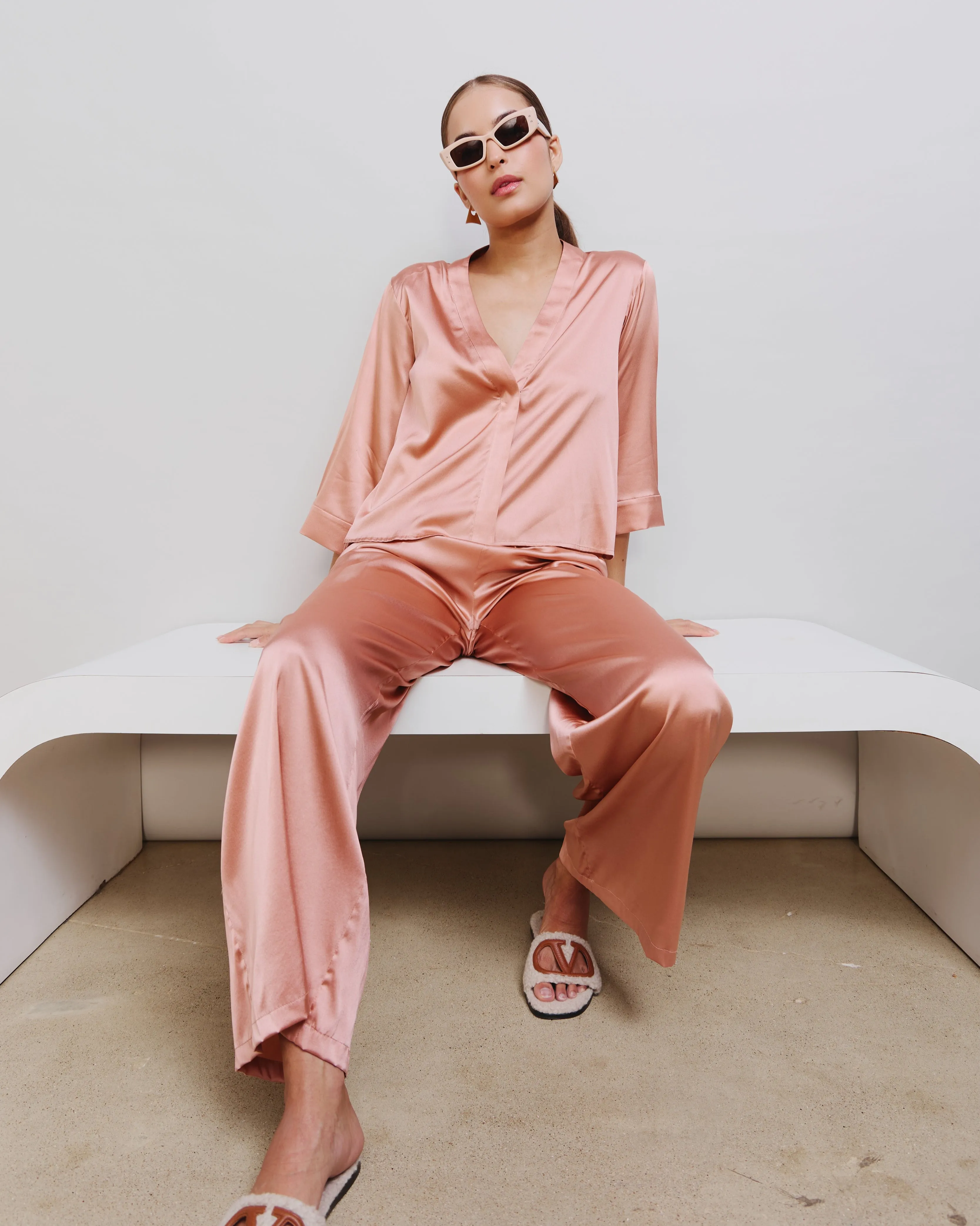 Stretch Silk Yacht Pant sold by The Kno product image thumbnail 5