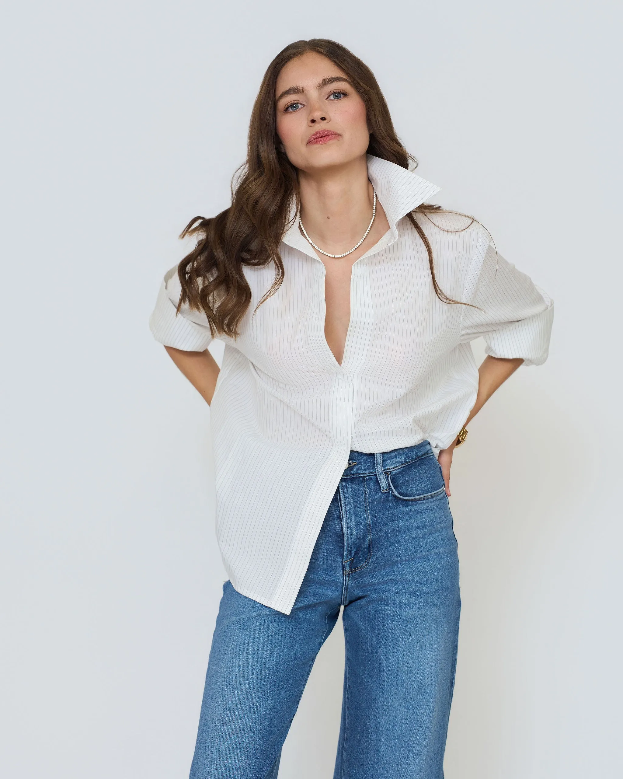 No-Button Button Down sold by The Kno product image thumbnail 3