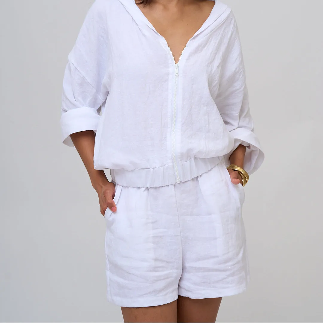Linen Shift Tank & Shorts Set sold by The Kno product image thumbnail 3