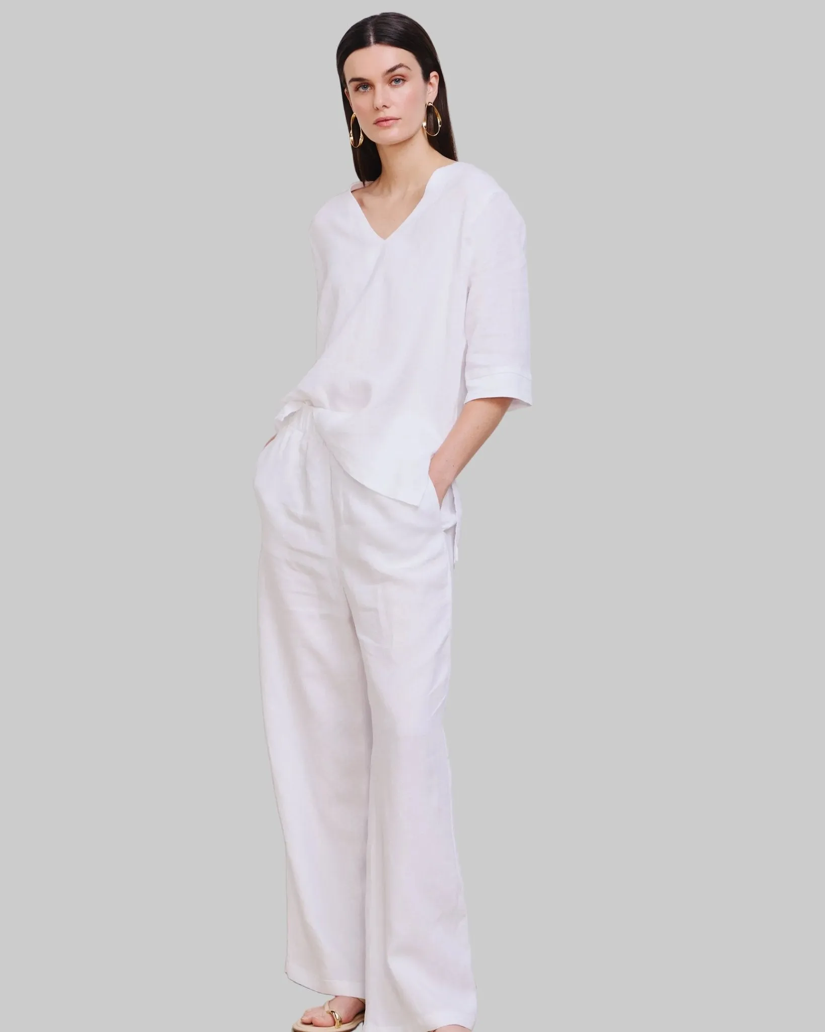 Linen Shift Tunic & Pantset sold by The Kno product image thumbnail 4