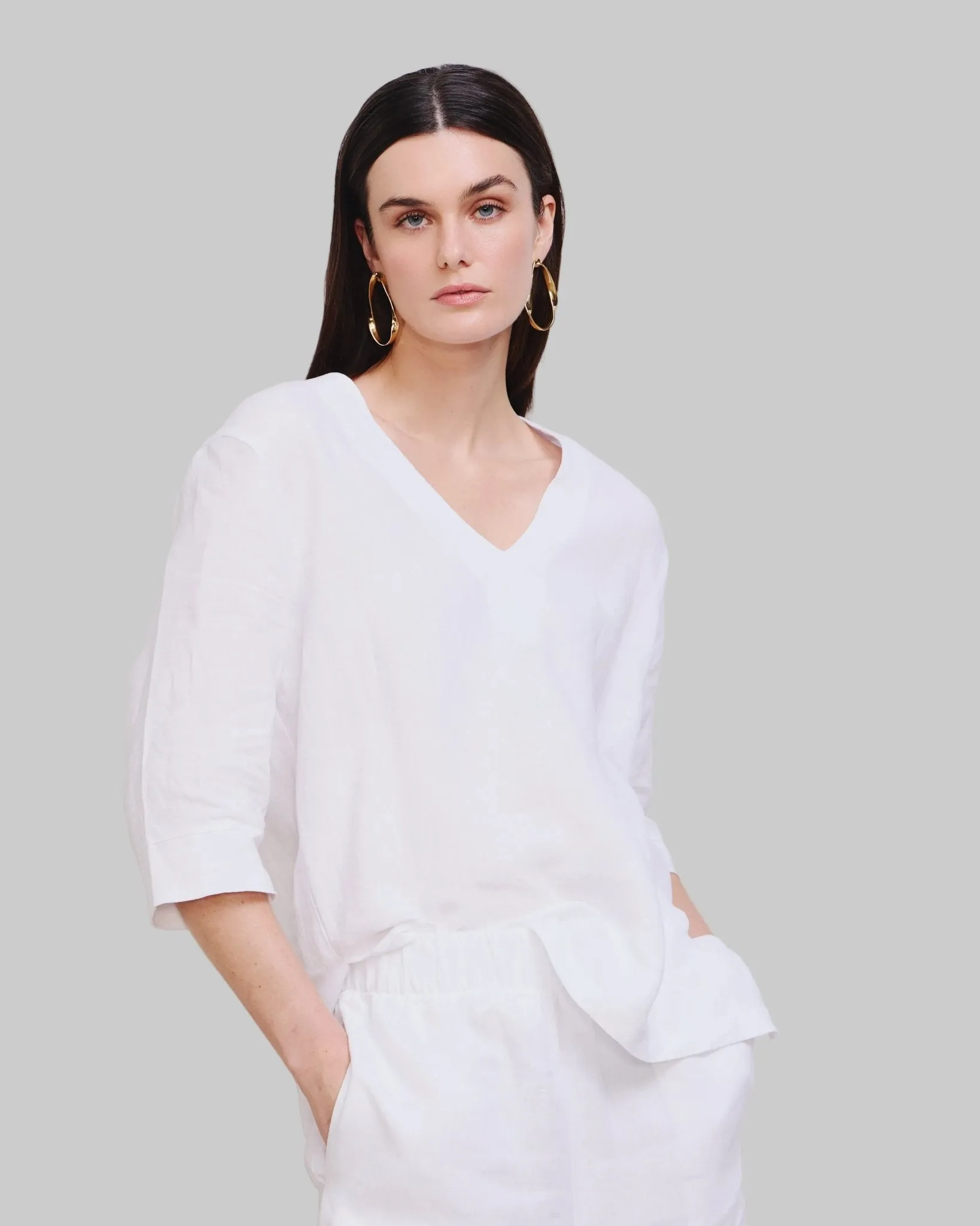 Linen Shift Tunic & Pantset sold by The Kno product image thumbnail 3
