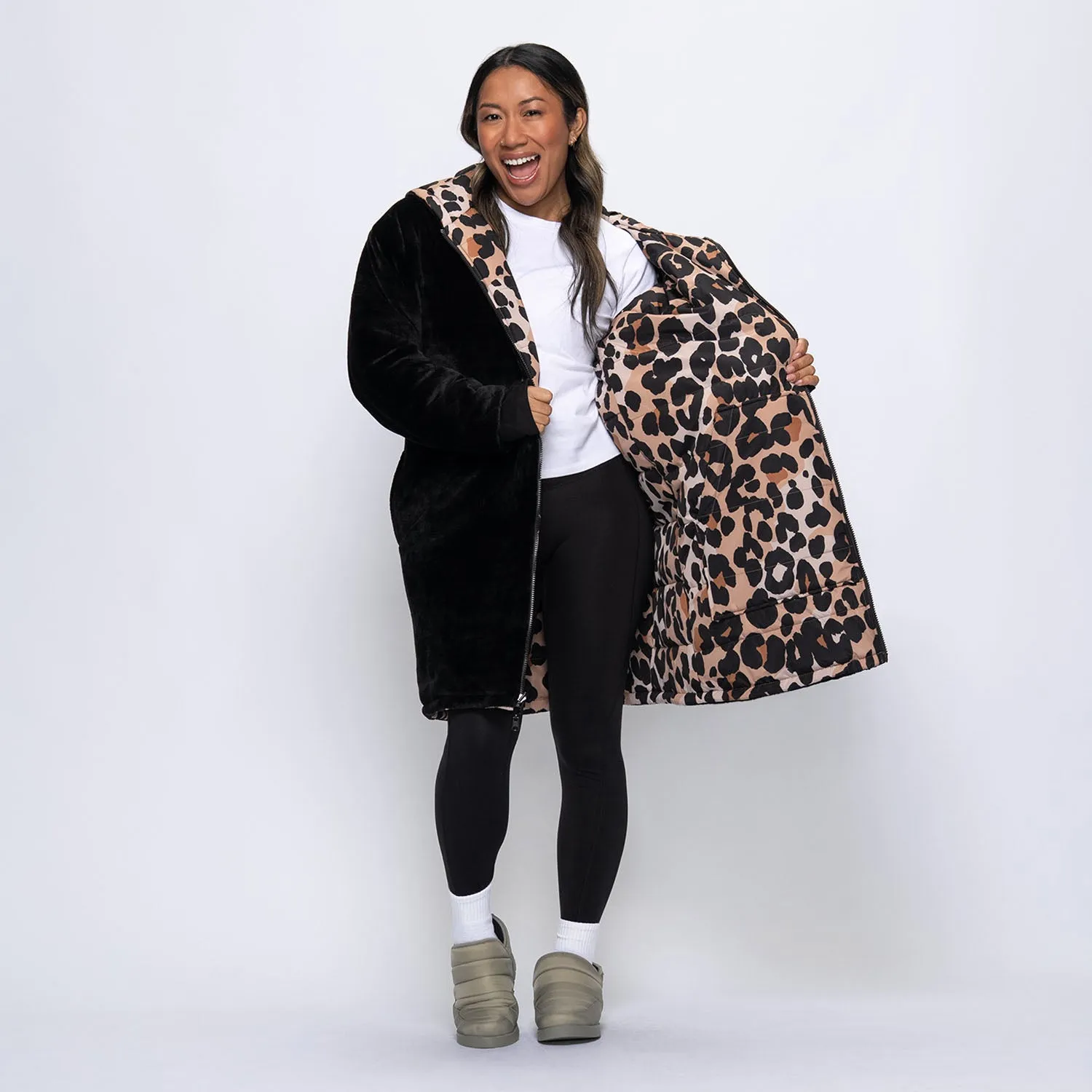 Leopard Print/Black sold by The Oodie product image thumbnail 4