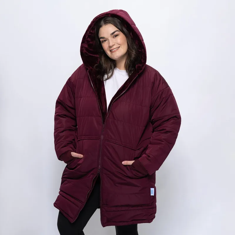 Burgundy/Burgundy sold by The Oodie