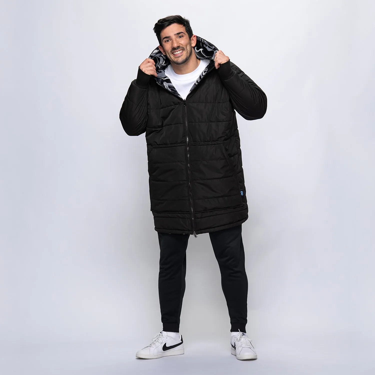 Black/Charcoal Swirl Print sold by The Oodie product image thumbnail 3