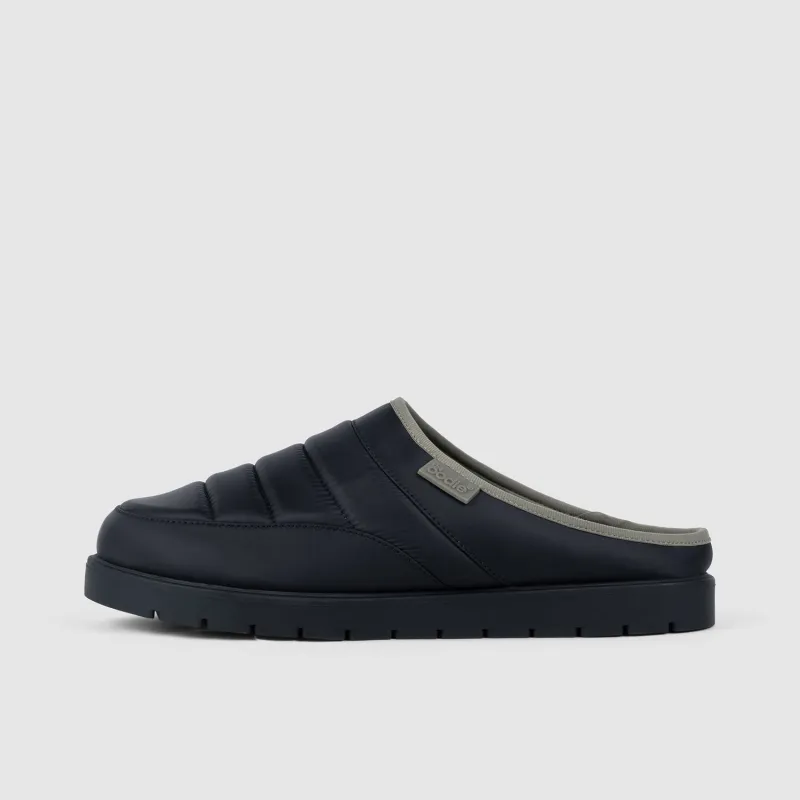 Black Puffer Slip On made by The Oodie