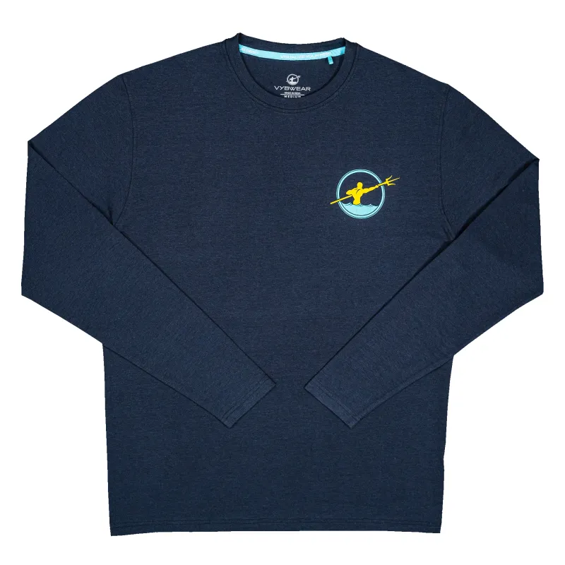 Salt Marsh Long-Sleeve T-Shirt VYB-Navy sold by Vybwear