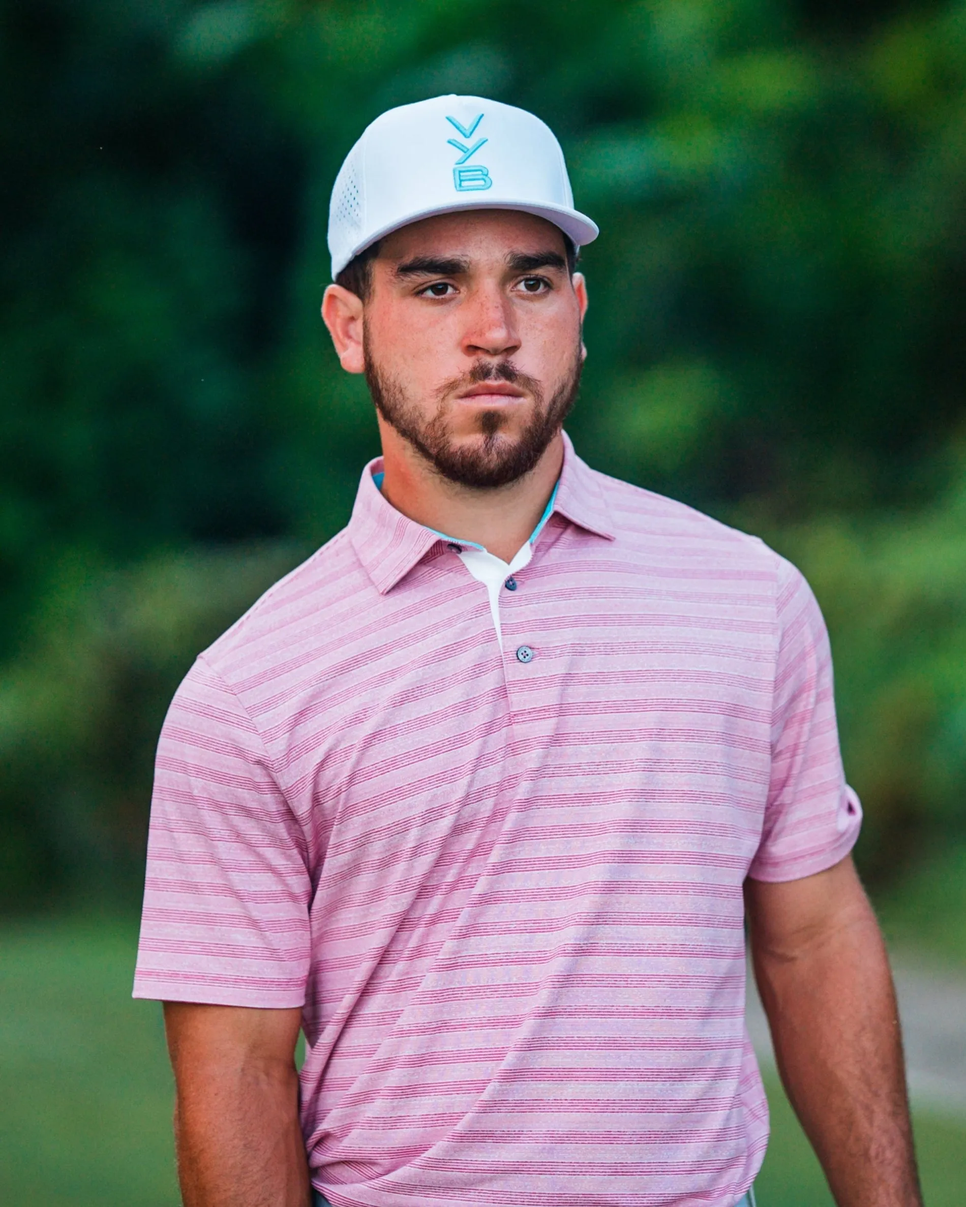 Hanover Stripe Polo sold by Vybwear product image thumbnail 5