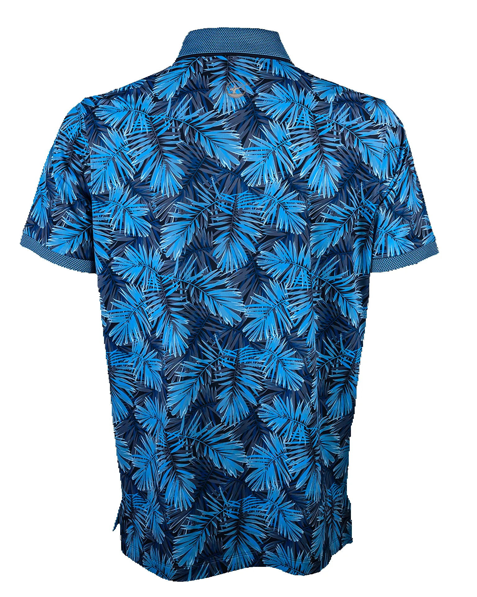 Indigo Leaves Polo sold by Vybwear product image thumbnail 3