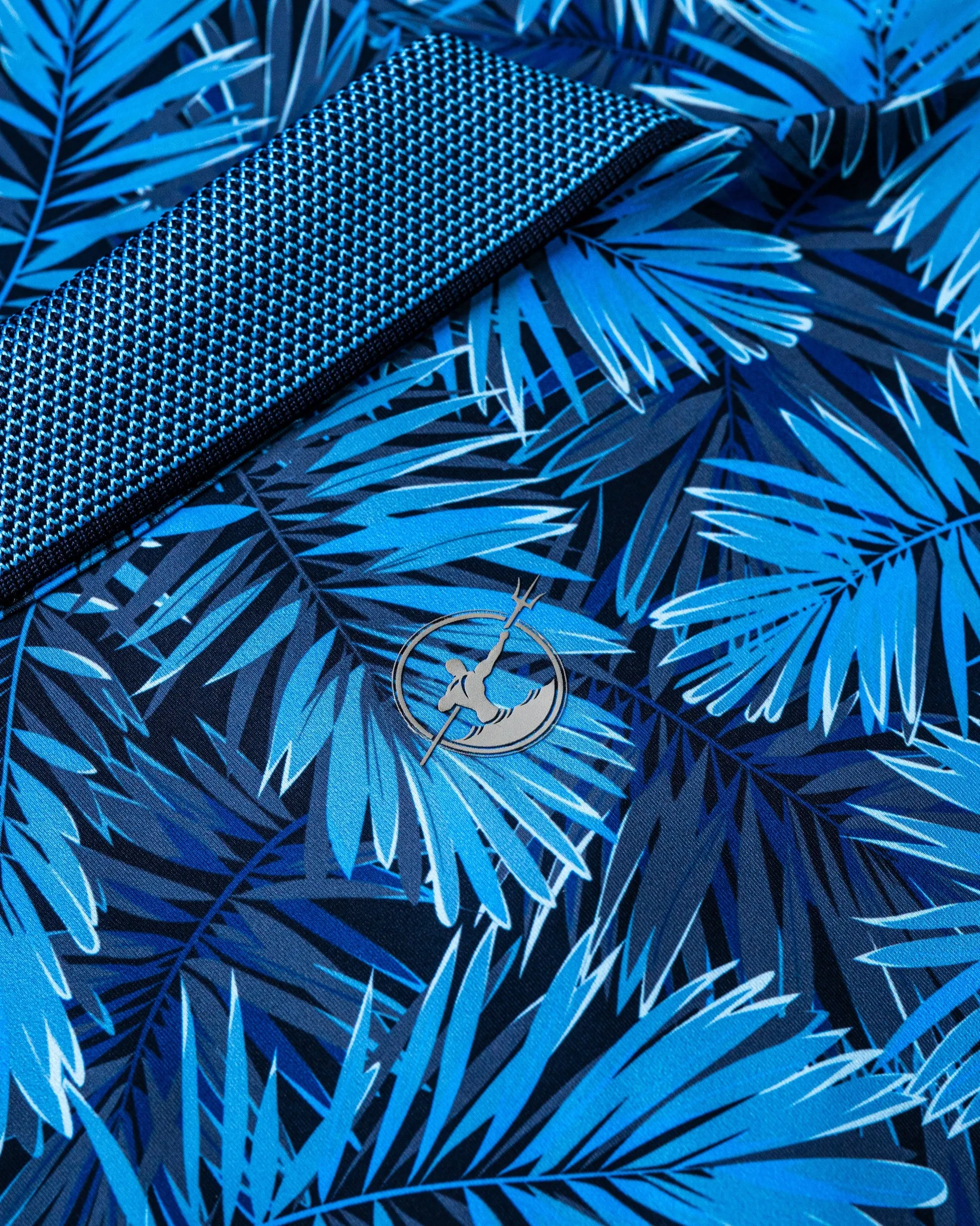 Indigo Leaves Polo sold by Vybwear product image thumbnail 4