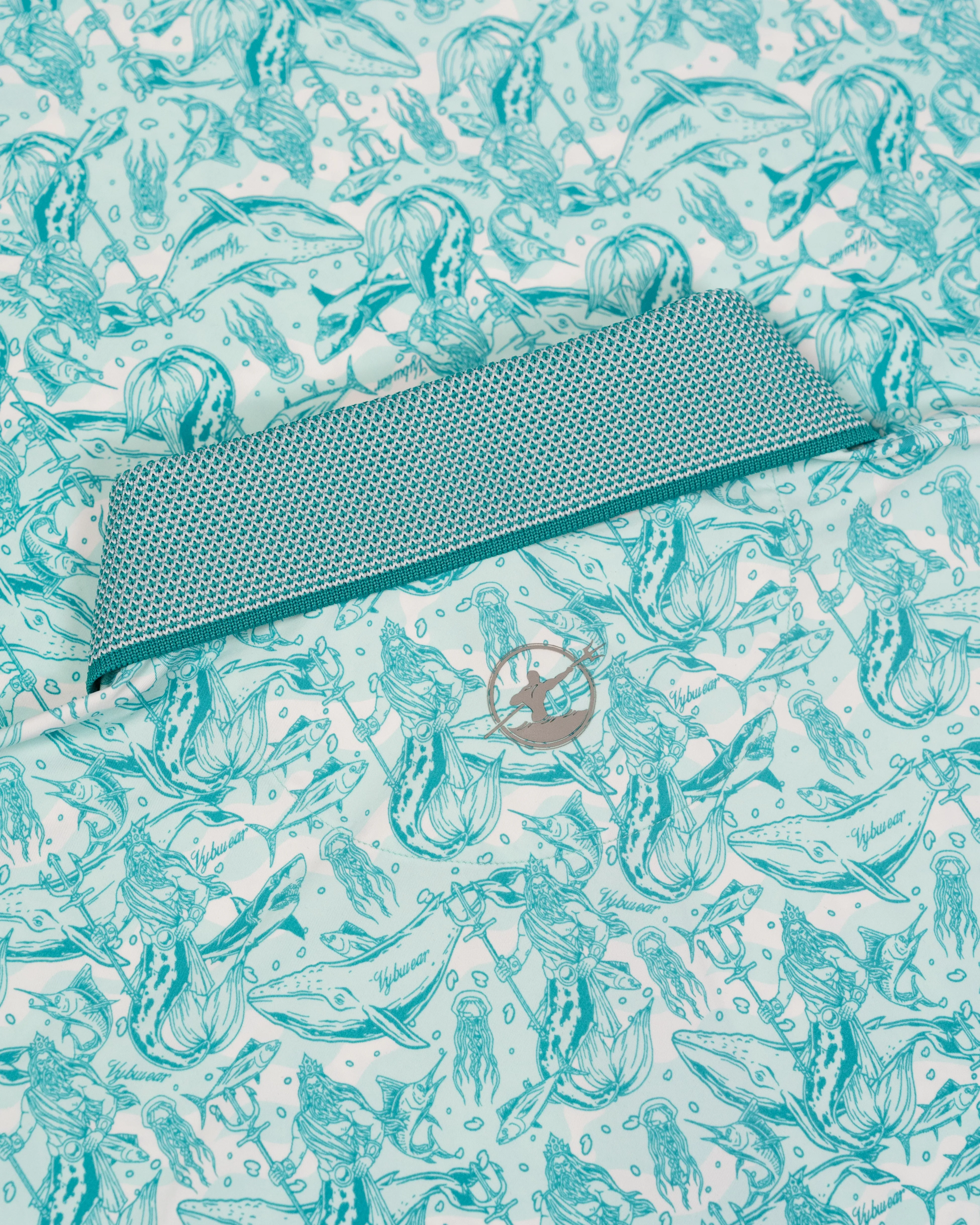 Neptune Print Polo sold by Vybwear product image thumbnail 2