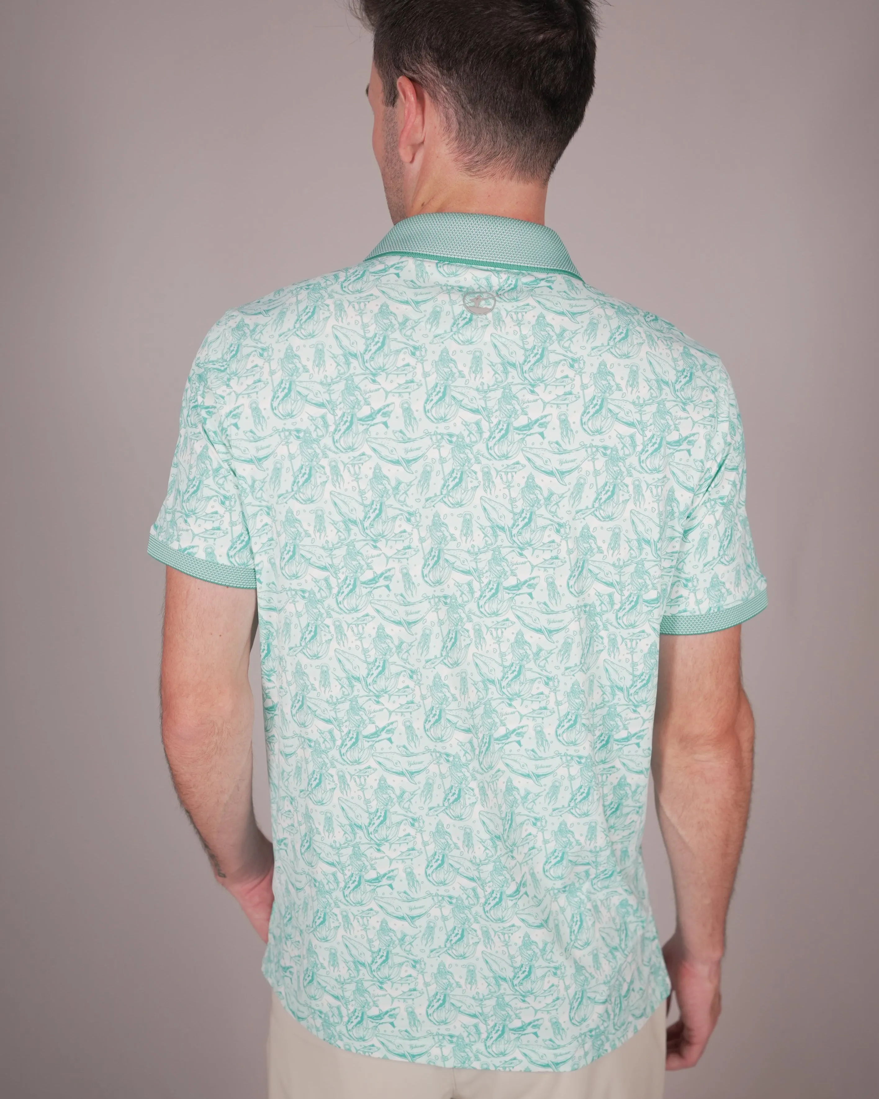 Neptune Print Polo sold by Vybwear product image thumbnail 4