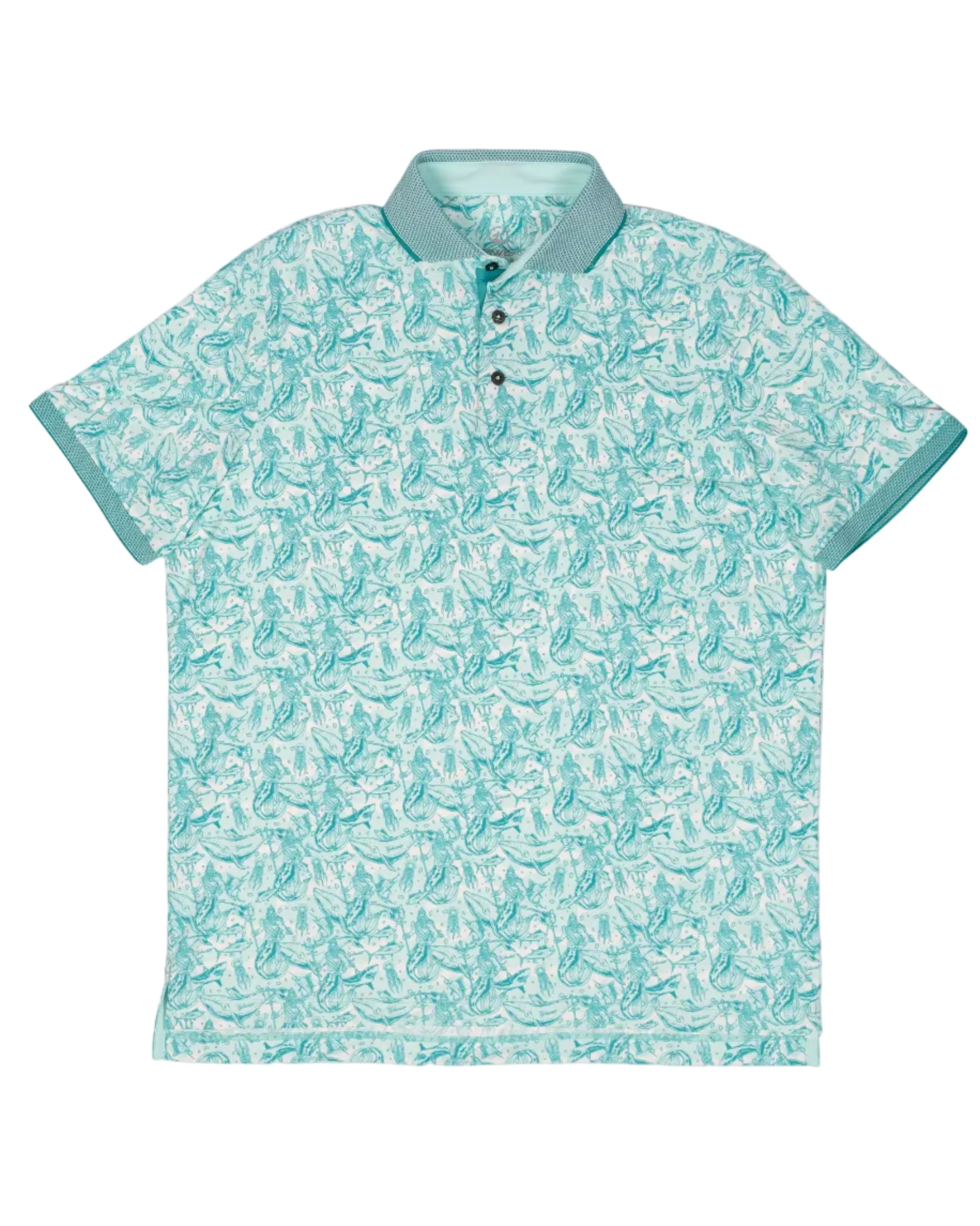 Neptune Print Polo sold by Vybwear product image thumbnail 5