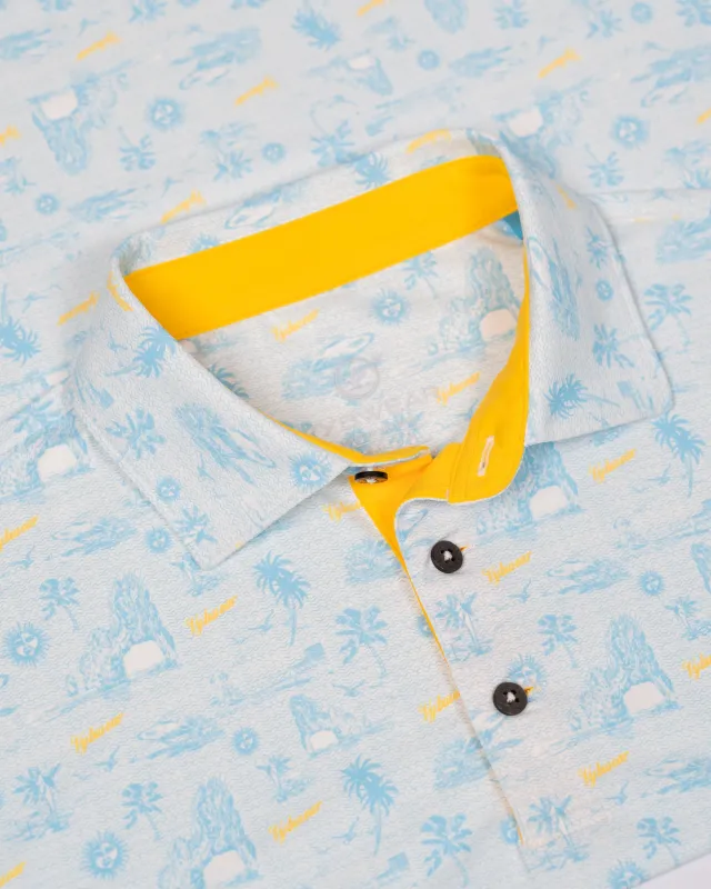 Cabo Print Polo made by Vybwear