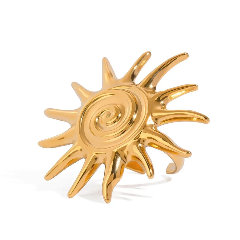 sun open ring sold by PUSCA JEWELS