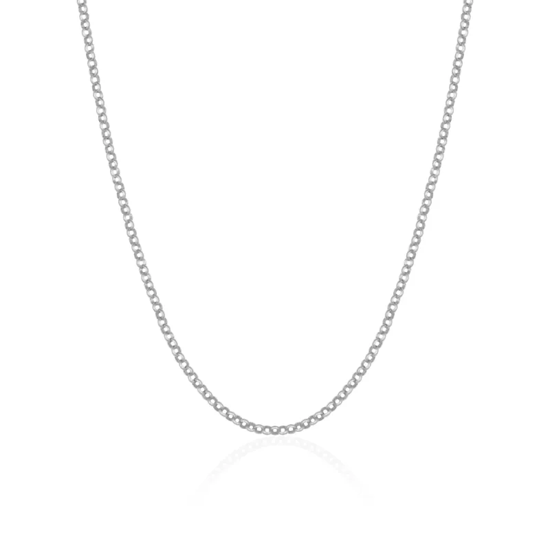 Manhattan Rollo Chain Necklace - Silver made by Pusca