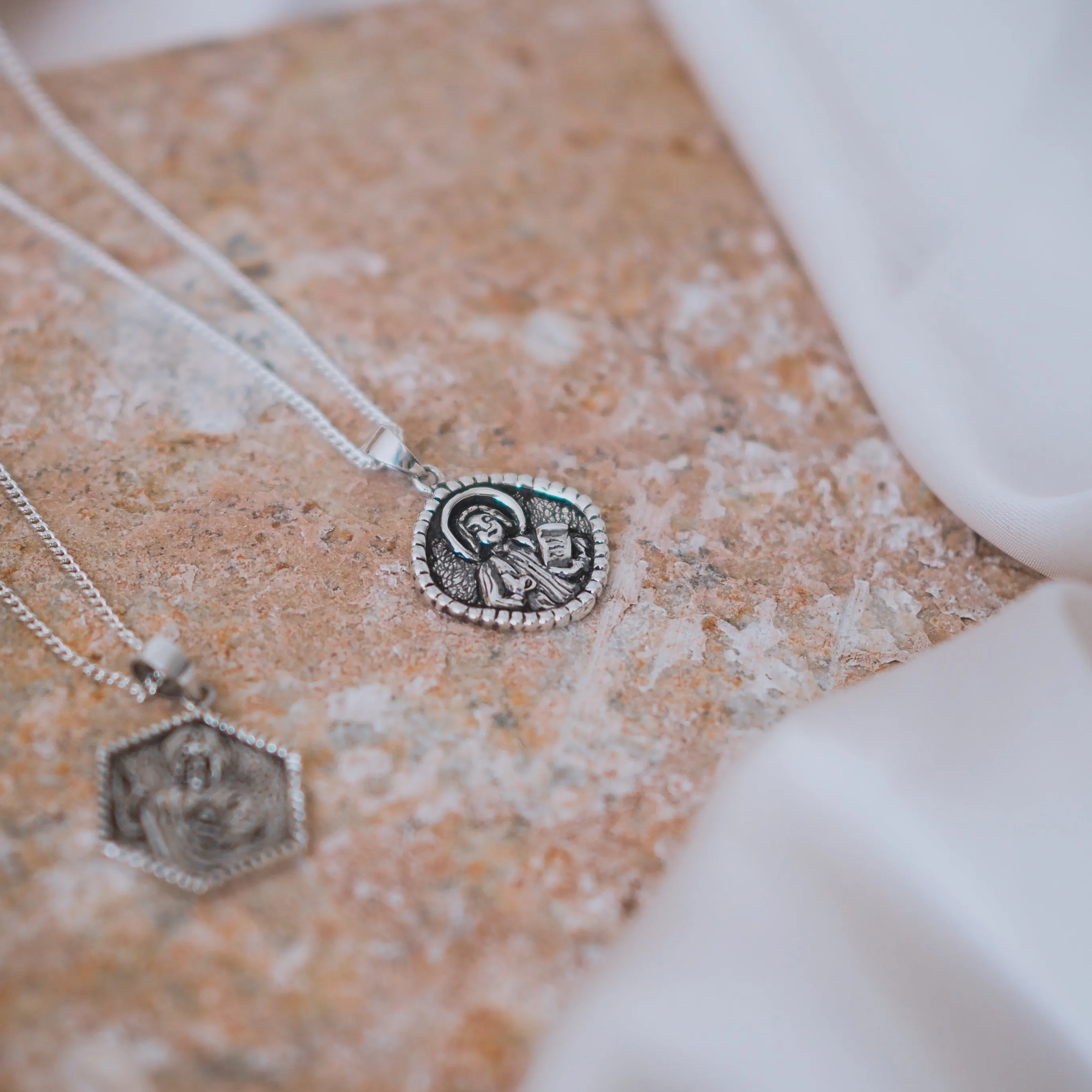 St John - Patron Saint of Love & Friendships - Silver sold by PUSCA JEWELS product image thumbnail 3