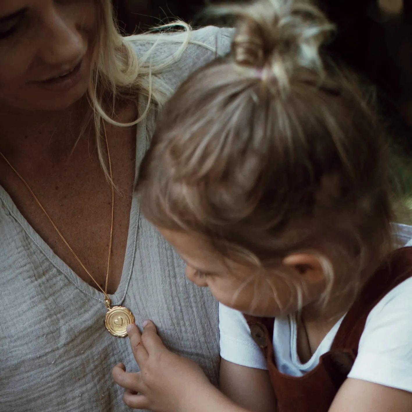 SERENA 'LOVE' NECKLACE PENDANT - GOLD sold by Pusca product image thumbnail 5