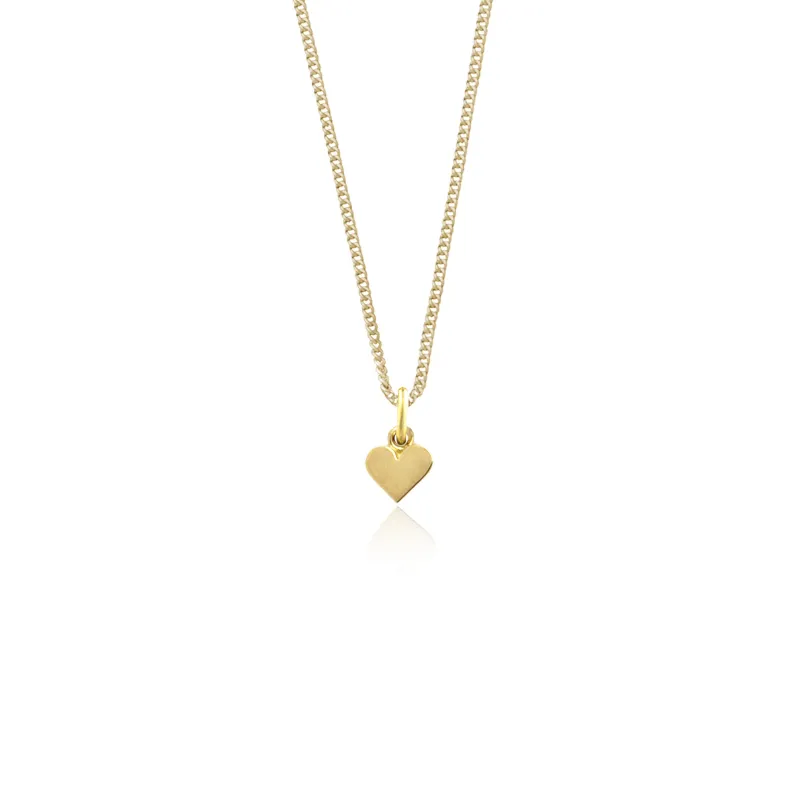 Single Heart of Gold Necklace - (Gold) sold by PUSCA JEWELS