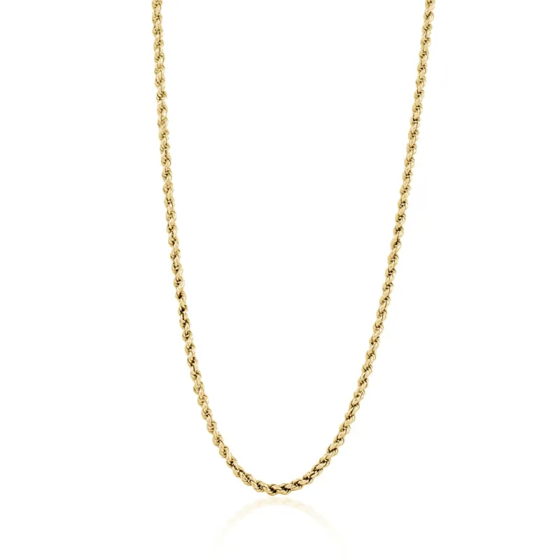 Rhode Island Twisted Rope Chain - Gold made by Pusca