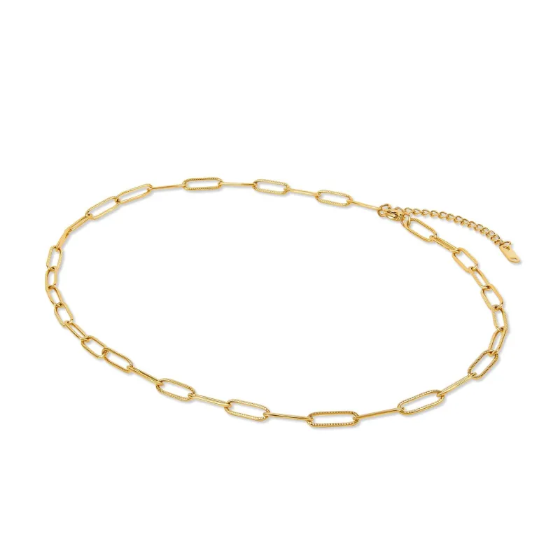 (BASE) Build Your Charm Necklace Clip Chain - Gold sold by Pusca