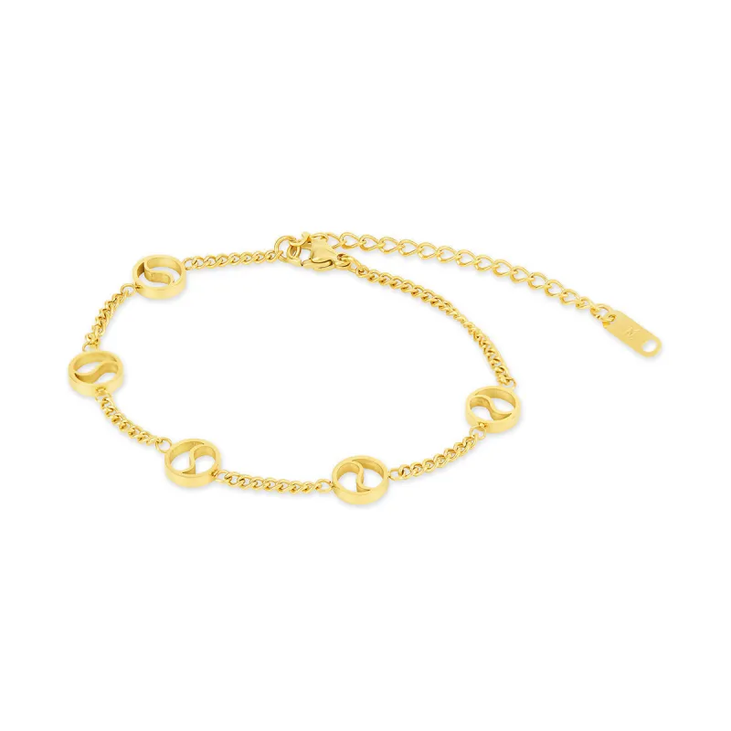 Sierra Pendant Bracelet - Gold sold by PUSCA JEWELS