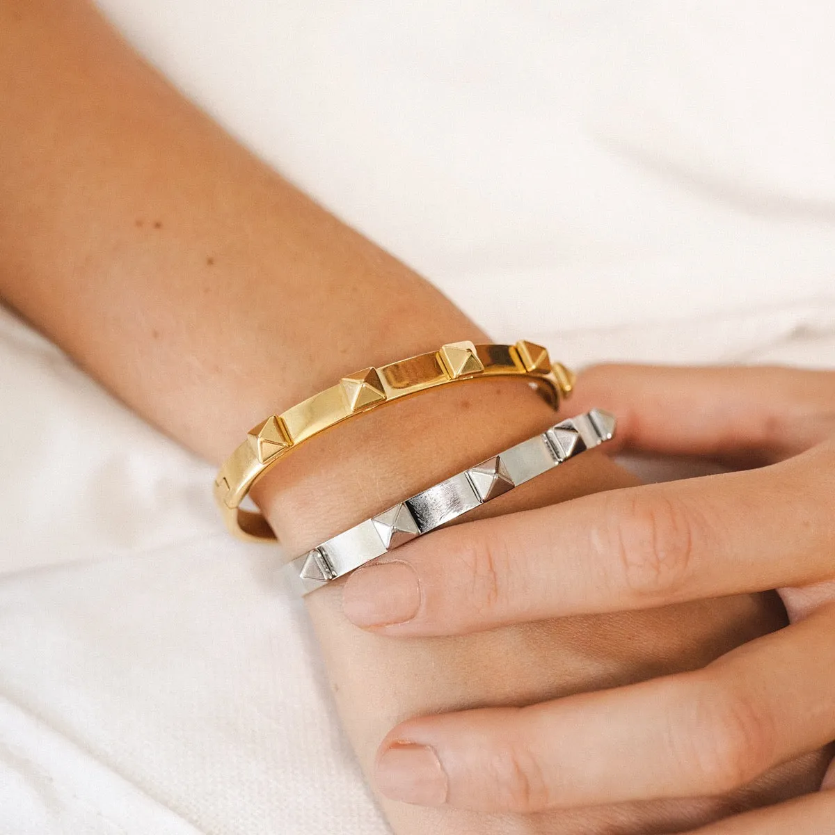 Stud Bracelet - Gold sold by PUSCA JEWELS product image thumbnail 2