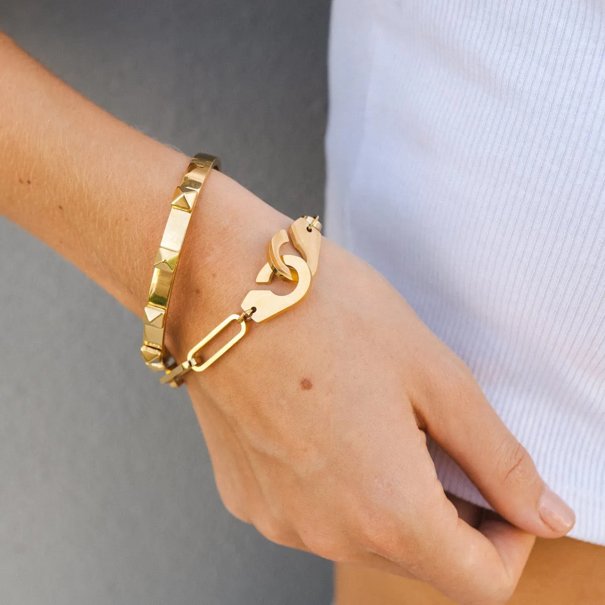 Stud Bracelet - Gold sold by PUSCA JEWELS product image thumbnail 4