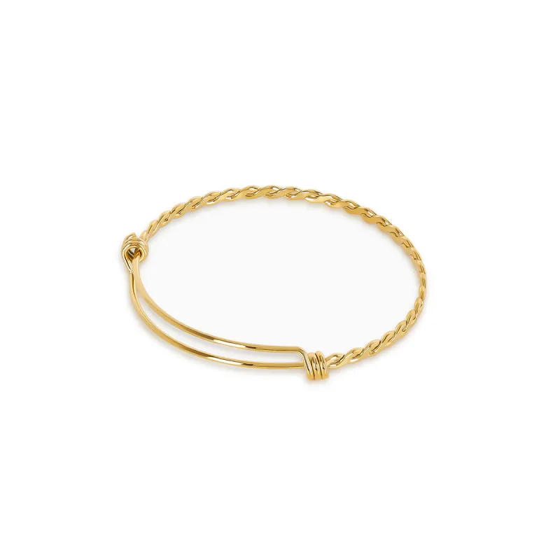 Sydney Dainty Bangle - Gold sold by Pusca