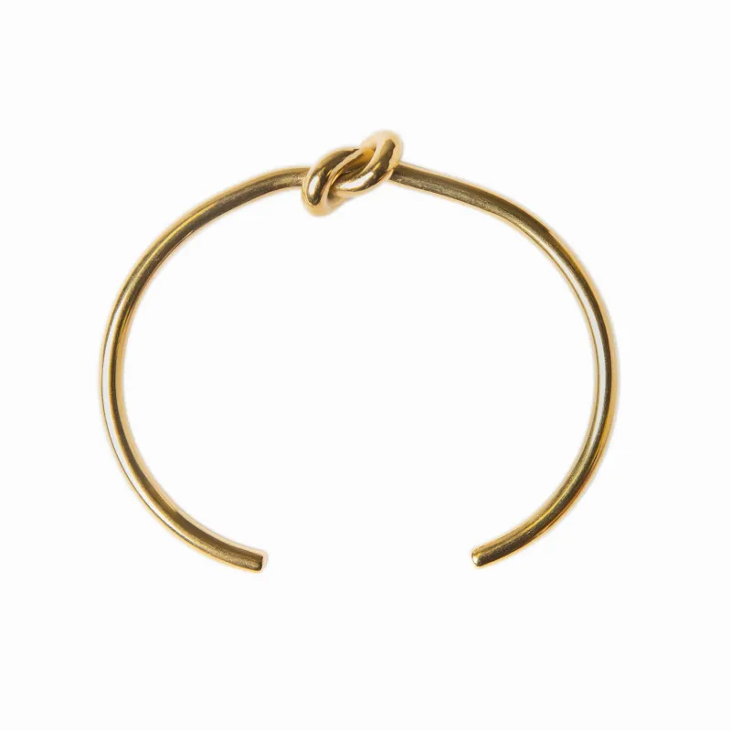 Barbed Wire Bangle Bracelet - Gold sold by Pusca